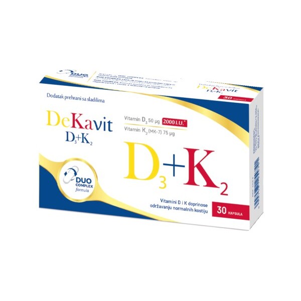 DEKAVIT D3+K2 KAPSULE