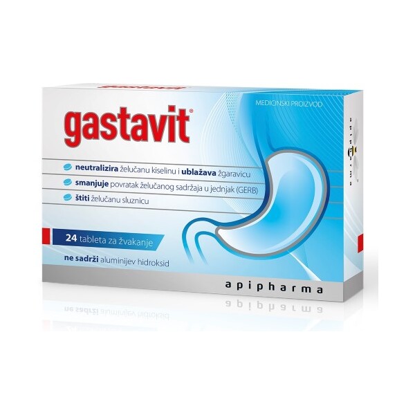 GASTAVIT TABLETE ZA ŽVAKANJE A24
