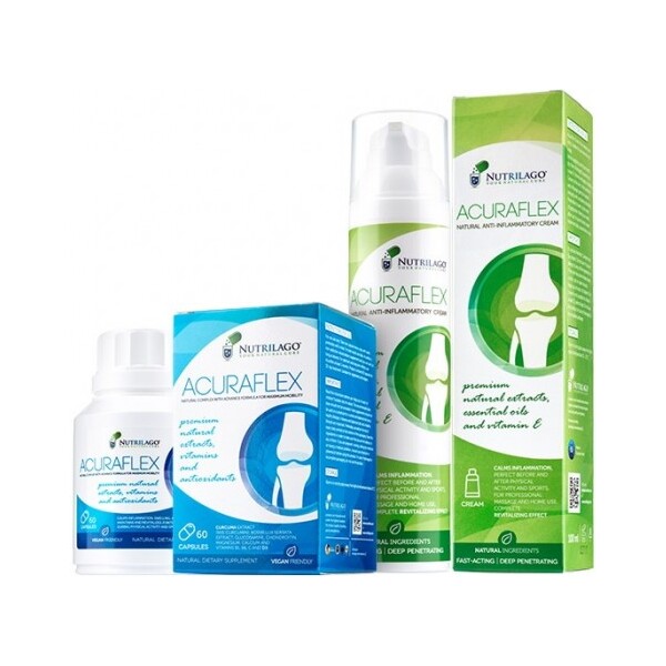 ACURAFLEX KAPSULE A60 + ACURAFLEX KREMA 100ML NUTRILAGO
