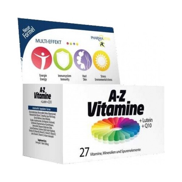 PHARMAVITAL A-Z VITAMINI + LUTEIN + Q10 TABLETE A60