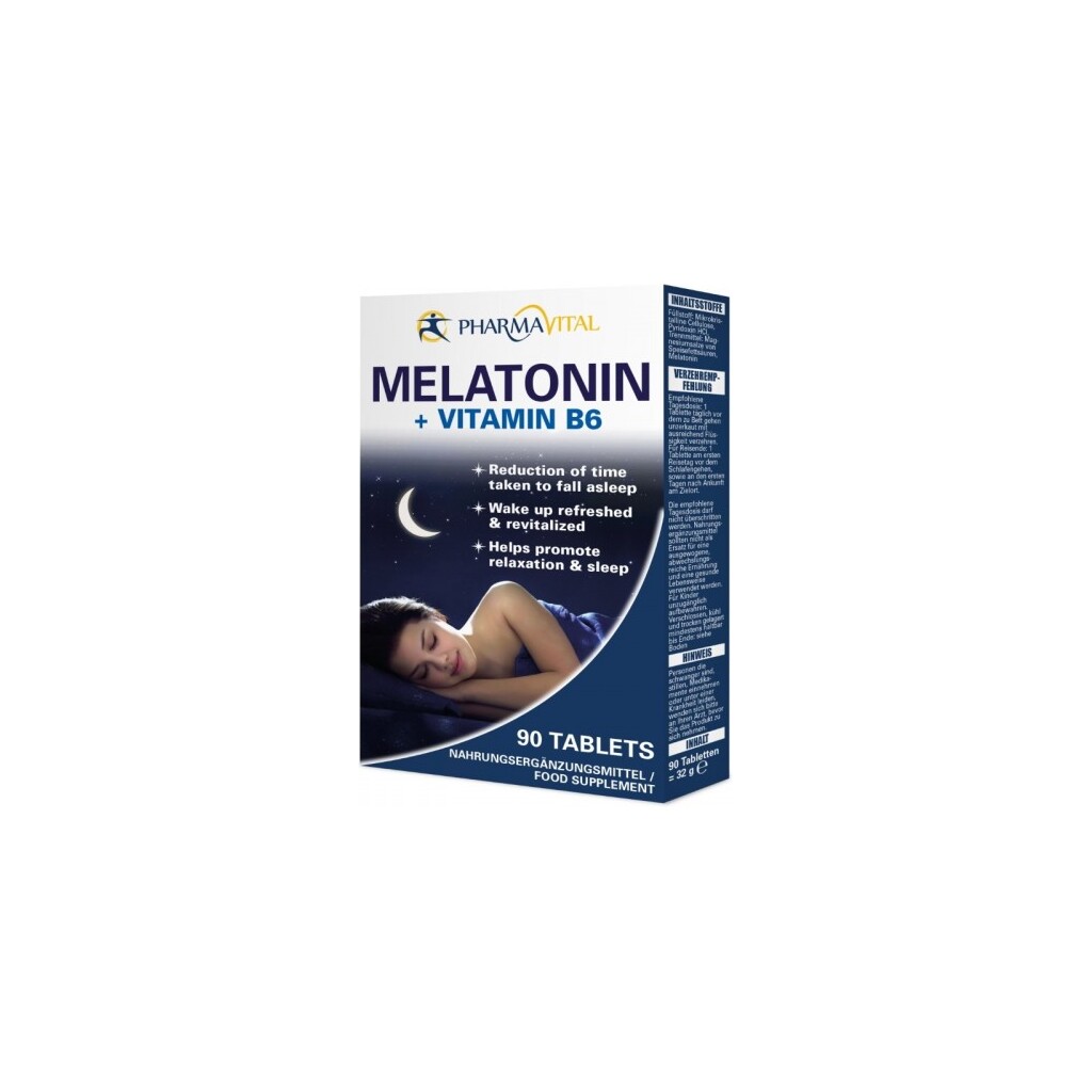 MELATONIN +VITAMIN B6 TABLETE A90 PHARMAVITAL
