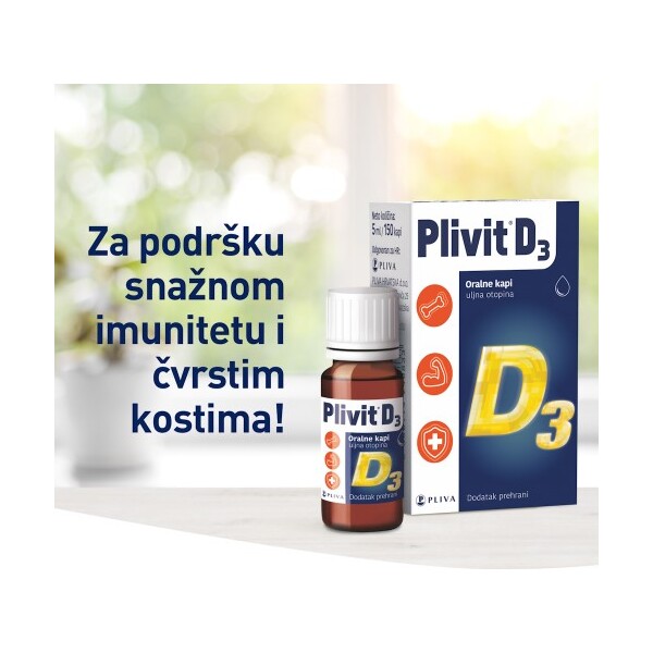 PLIVIT D3 ORALNE KAPI 5ML