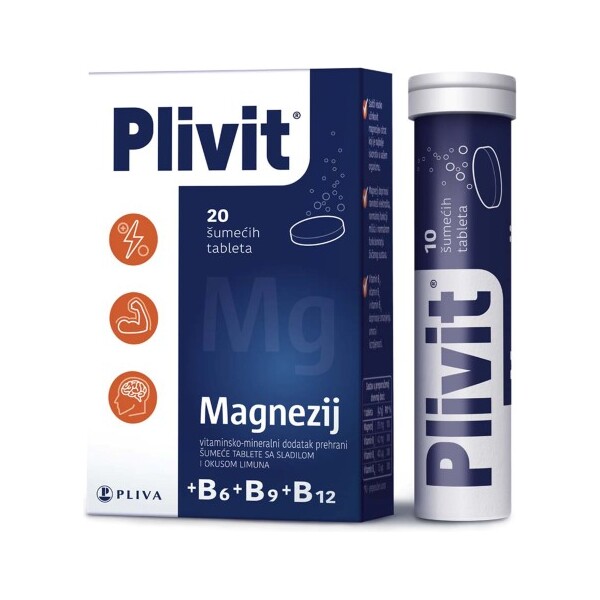 PLIVIT MAGNEZIJ ŠUMEĆE TABLETE A20