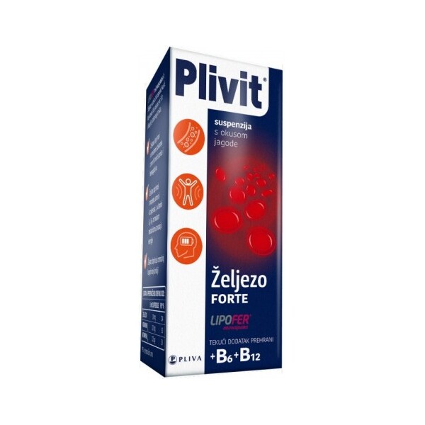 PLIVIT ŽELJEZO FORTE SUSPENZIJA 120ML