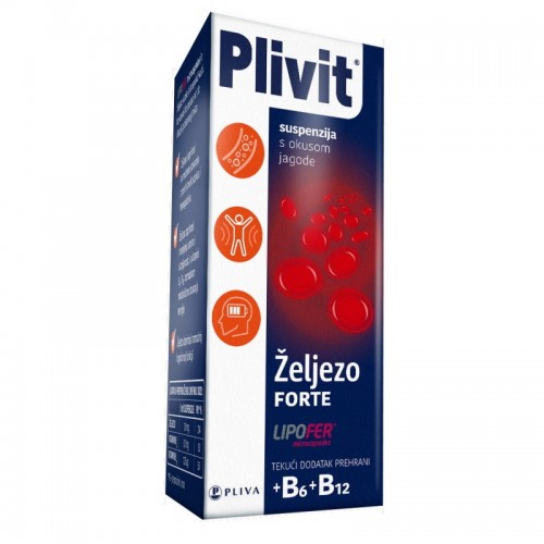 PLIVIT ŽELJEZO FORTE SUSPENZIJA 120ML