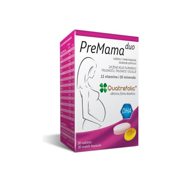 PREMAMA DUO QUATREFOLIC TABLETE I KAPSULE