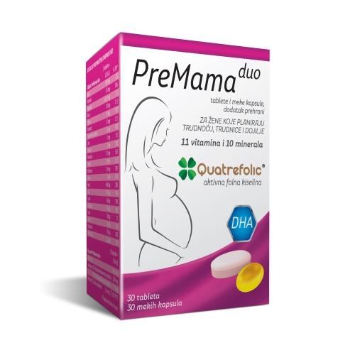 PREMAMA DUO QUATREFOLIC TABLETE I KAPSULE