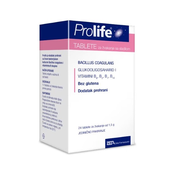 PROLIFE TABLETE ZA ŽVAKANJE A24