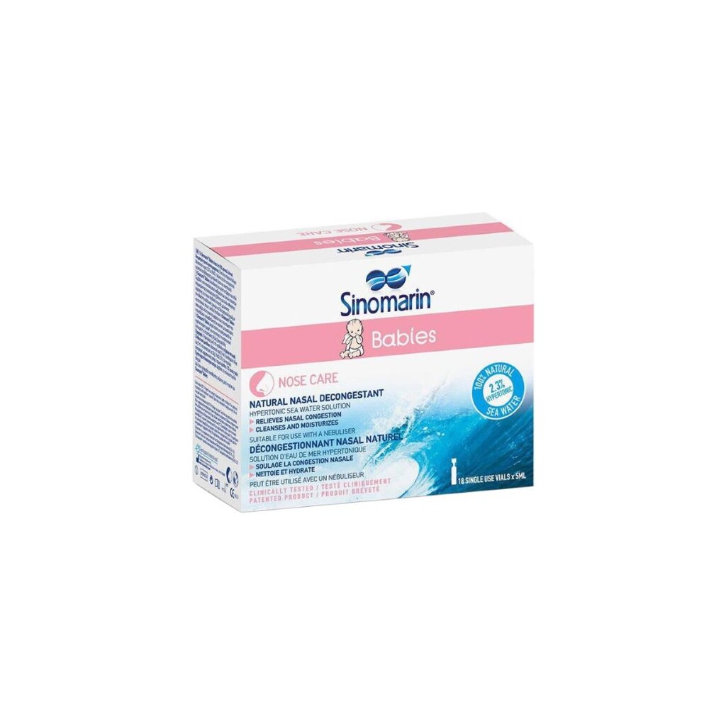 SINOMARIN BABIES JEDNOKRATNE BOČICE ZA NOS 18x5ML