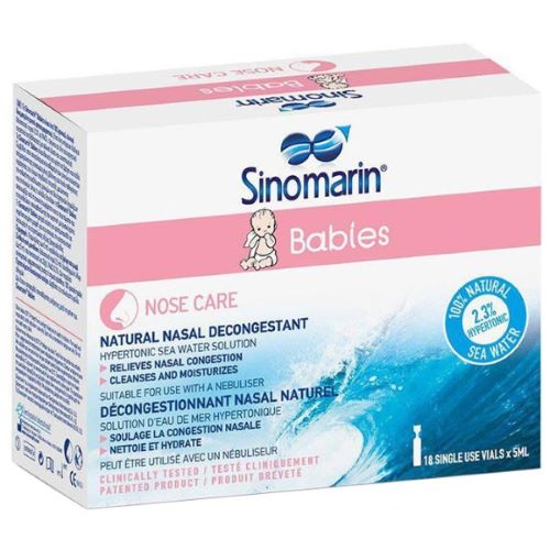 SINOMARIN BABIES JEDNOKRATNE BOČICE ZA NOS 18x5ML