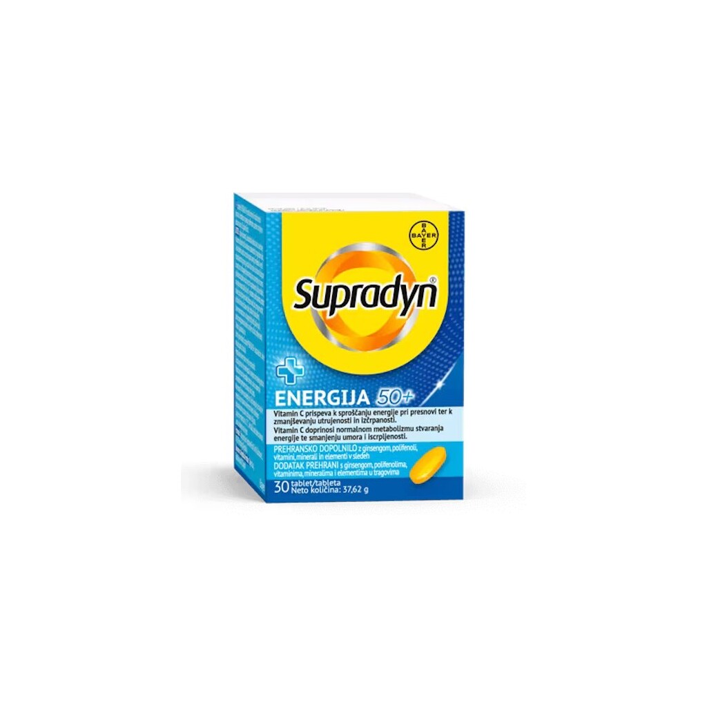 SUPRADYN ENERGIJA 50+ TABLETE A30