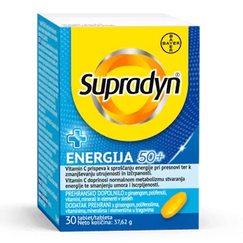 SUPRADYN ENERGIJA 50+ TABLETE A30