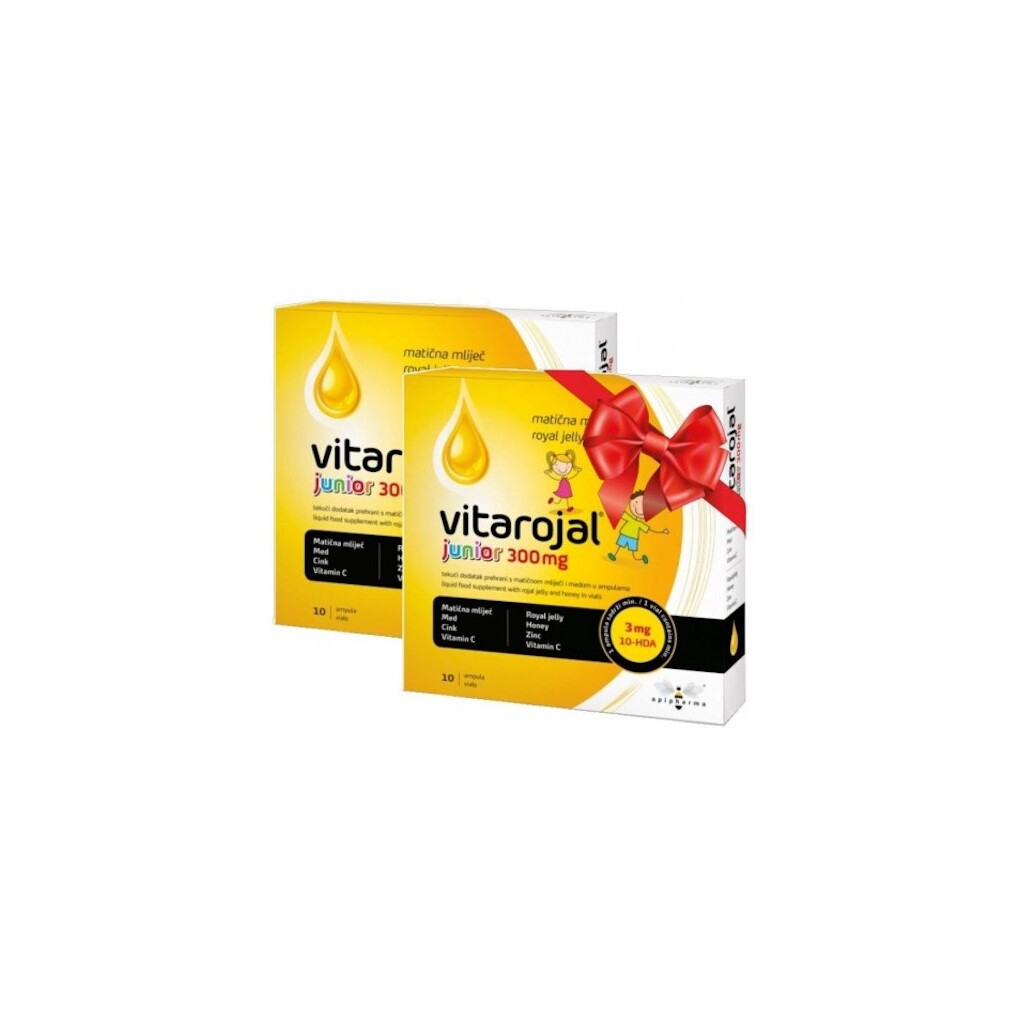 VITAROJAL JUNIOR 300MG MATIČNA MLIJEČ A10 DUO APIPHARMA