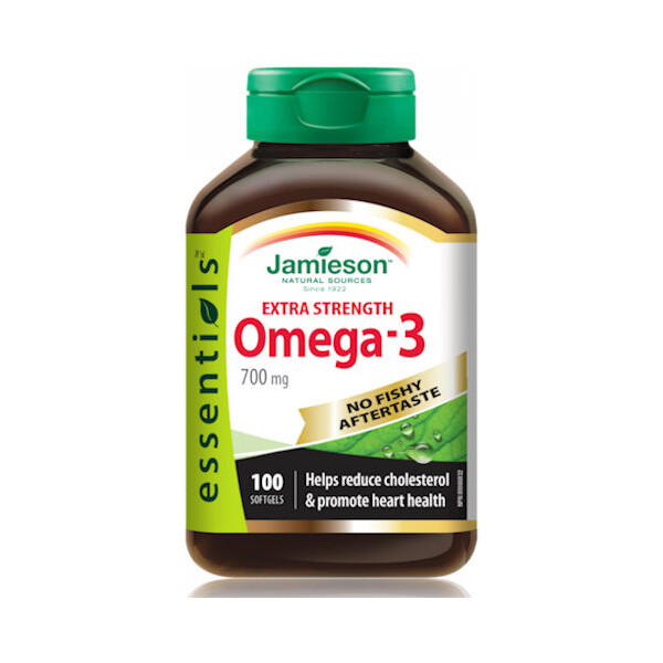 JAMIESON OMEGA 3 EKSTRA SNAGA 700MG KAPSULE A100