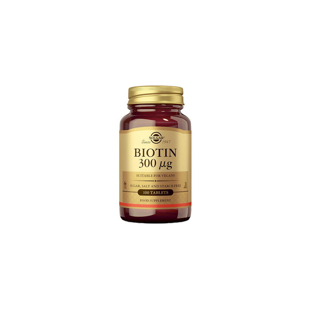 SOLGAR BIOTIN 300MCG TABLETE A100