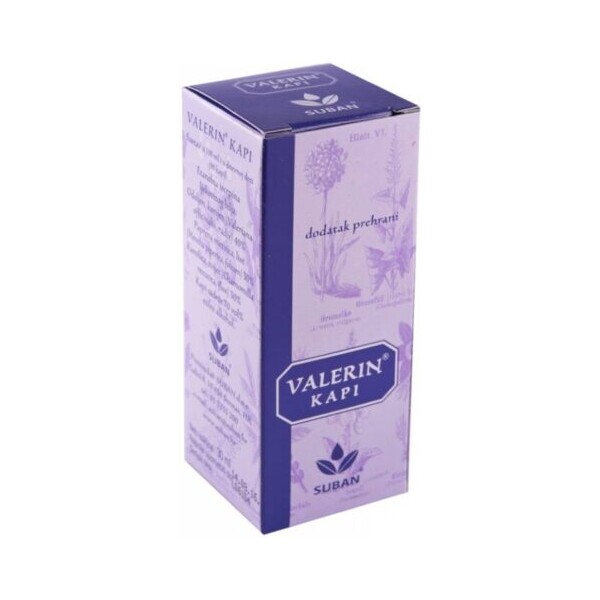VALERIN BILJNE KAPI ZA OPUŠTANJE 30ML SUBAN