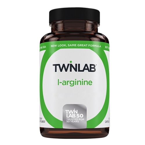 TWINLAB L-ARGININE 500MG KAPSULE A100