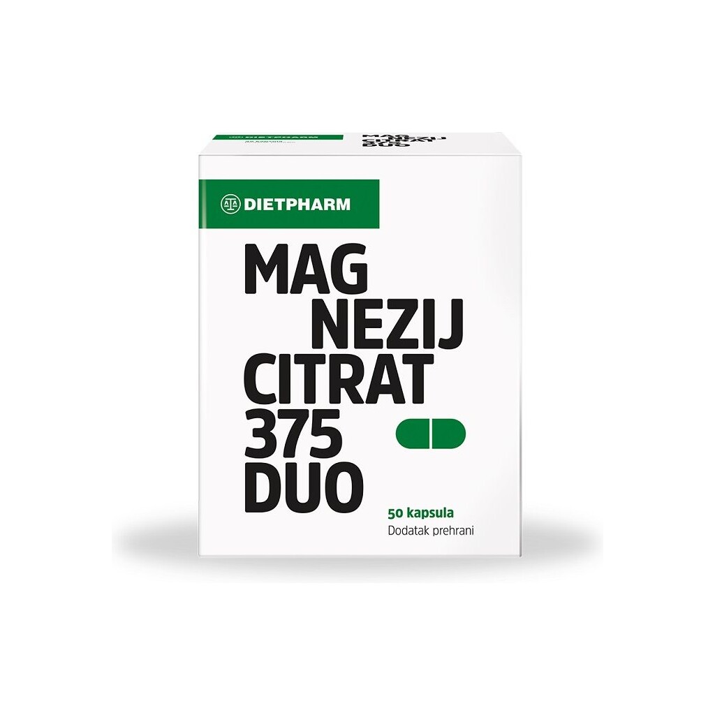 DIETPHARM MAGNEZIJ CITRAT 375 DUO KAPSULE