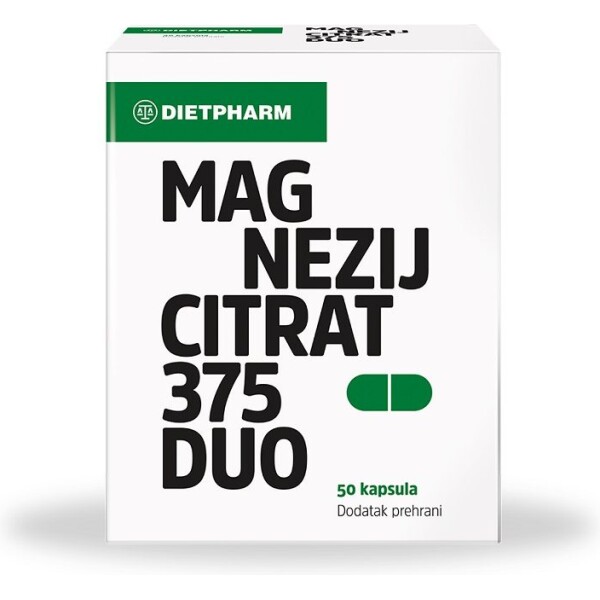 DIETPHARM MAGNEZIJ CITRAT 375 DUO KAPSULE