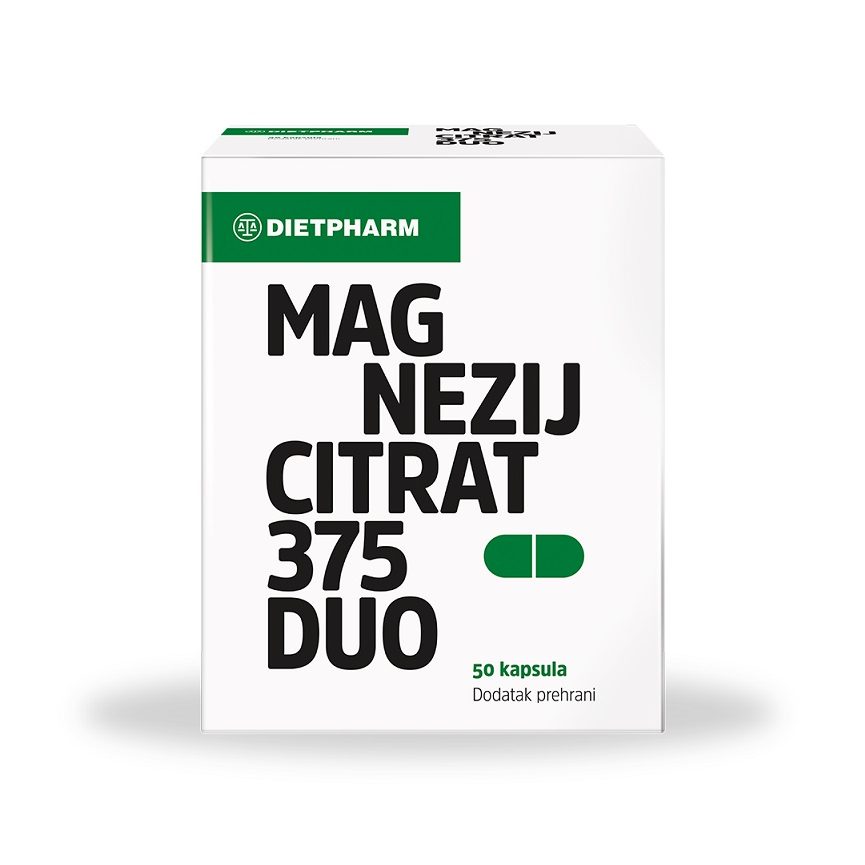 DIETPHARM MAGNEZIJ CITRAT 375 DUO KAPSULE