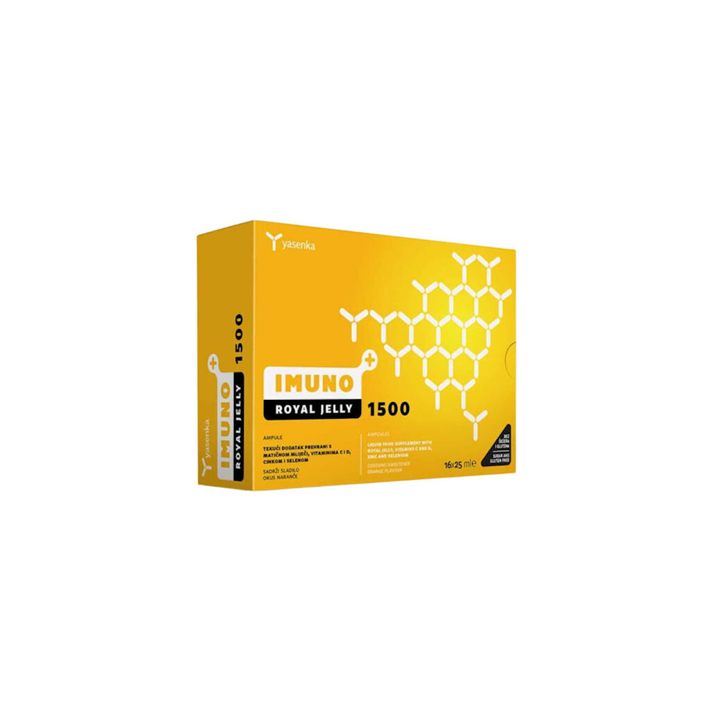 YASENKA IMUNO ROYAL JELLY 1500 AMPULE 16X25ML
