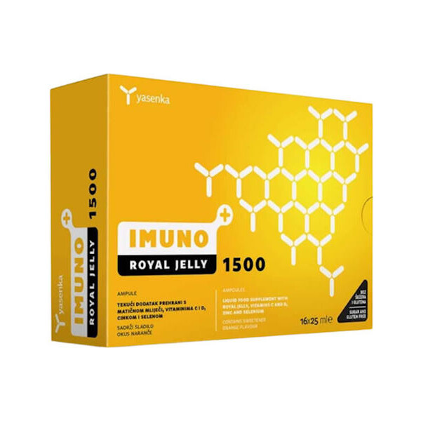 YASENKA IMUNO ROYAL JELLY 1500 AMPULE 16X25ML