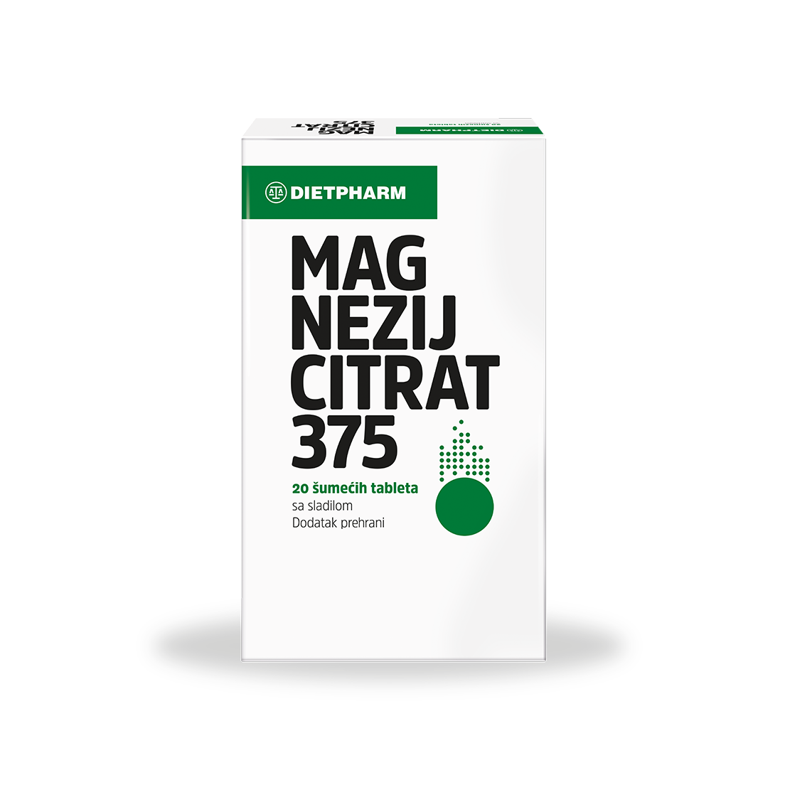 DIETPHARM MAGNEZIIJ CITRAT 375 ŠUMEĆE TABLETE