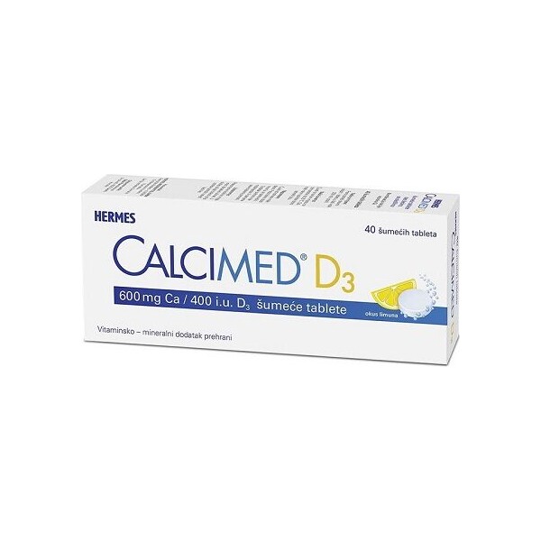 HERMES CALCIMED D3 ŠUMEĆE TABLETE A40