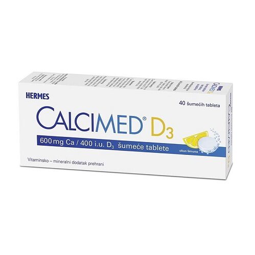 HERMES CALCIMED D3 ŠUMEĆE TABLETE A40