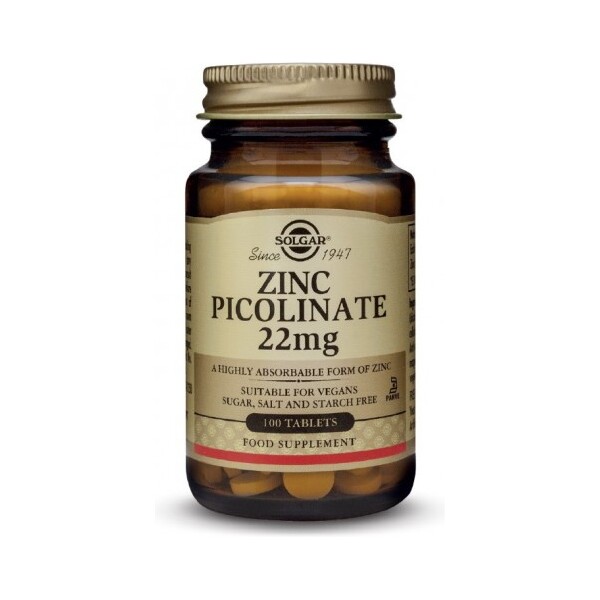 SOLGAR CINK PIKOLINAT 22MG TABLETE A100