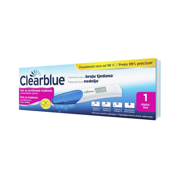 TEST ZA TRUDNOĆU CLEARBLUE DIGITAL S POKAZATELJEM TJEDANA