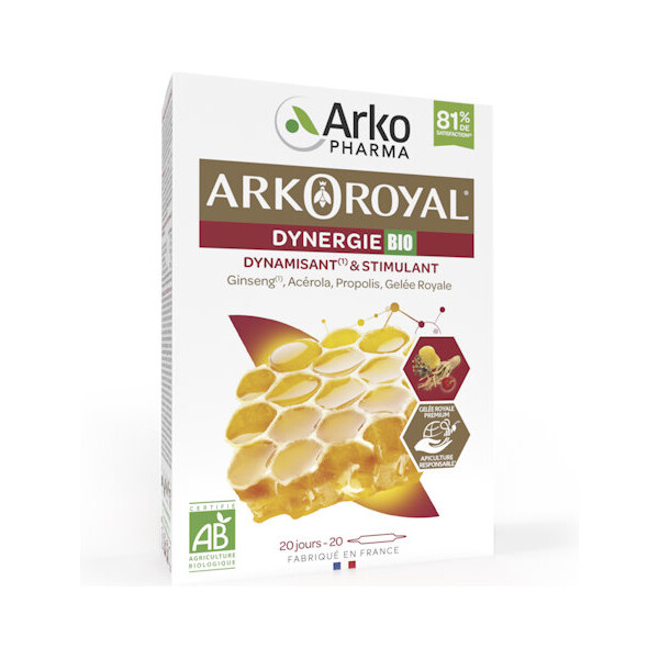 ARKOROYAL DYNERGIE AMPULE 20X10ML ARKOPHARMA
