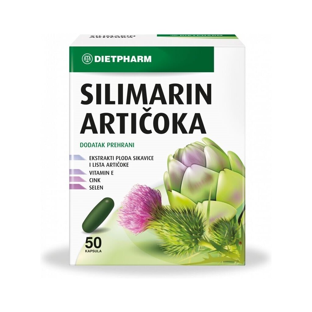 DIETPHARM SILIMARIN ARTIČOKA KAPSULE A50
