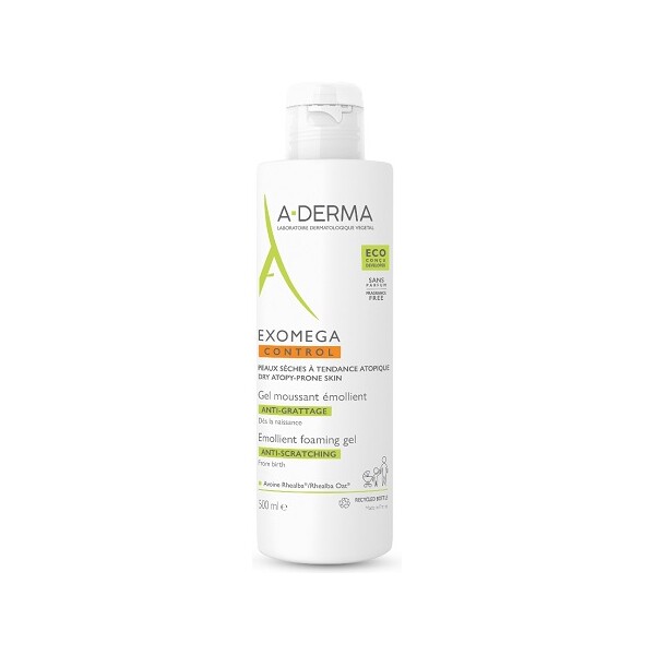 A-DERMA EXOMEGA CONTROL PJENUŠAVI GEL 500ML