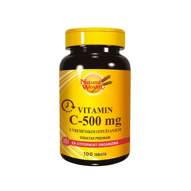 NATURAL WEALTH VITAMIN C-500 TABLETE A100