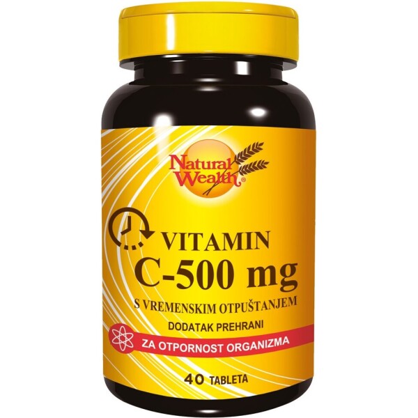 NATURAL WEALTH VITAMIN C-500 TABLETE A40