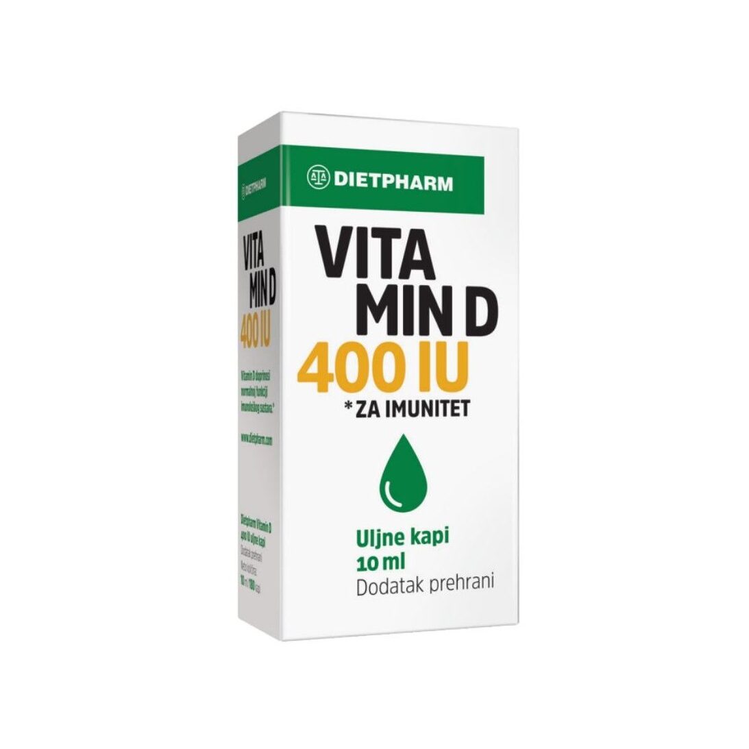 DIETPHARM VITAMIN D 400 IU KAPI 10ML