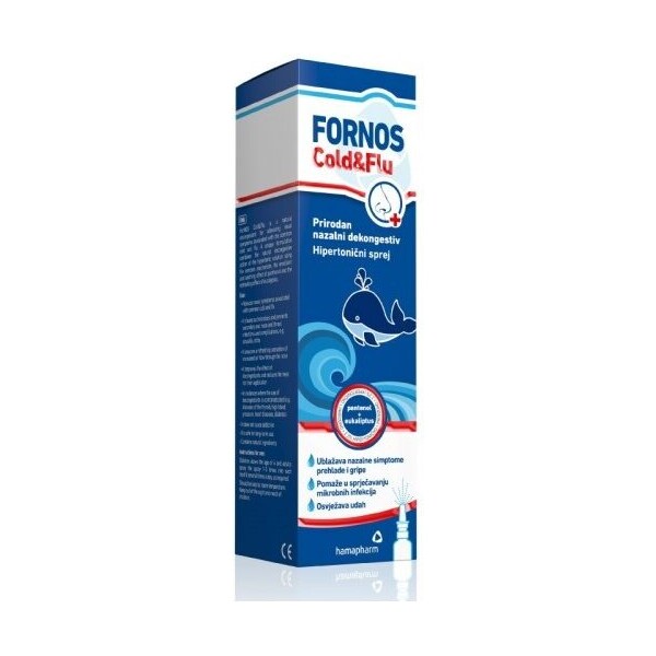 HAMAPHARM FORNOS COLD&FLU SPREJ ZA NOS