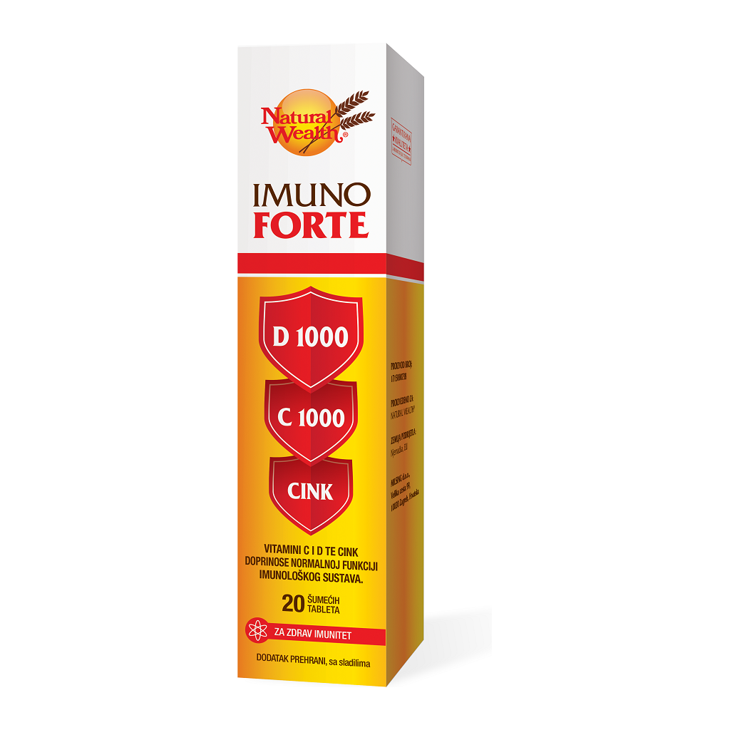 NATURAL WEALTH IMUNO FORTE D1000 C1000 CINK