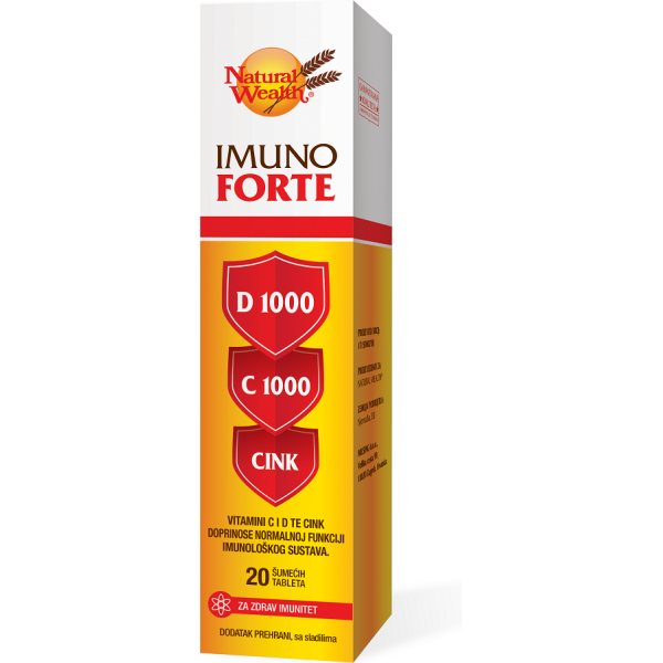 NATURAL WEALTH IMUNO FORTE D1000 C1000 CINK