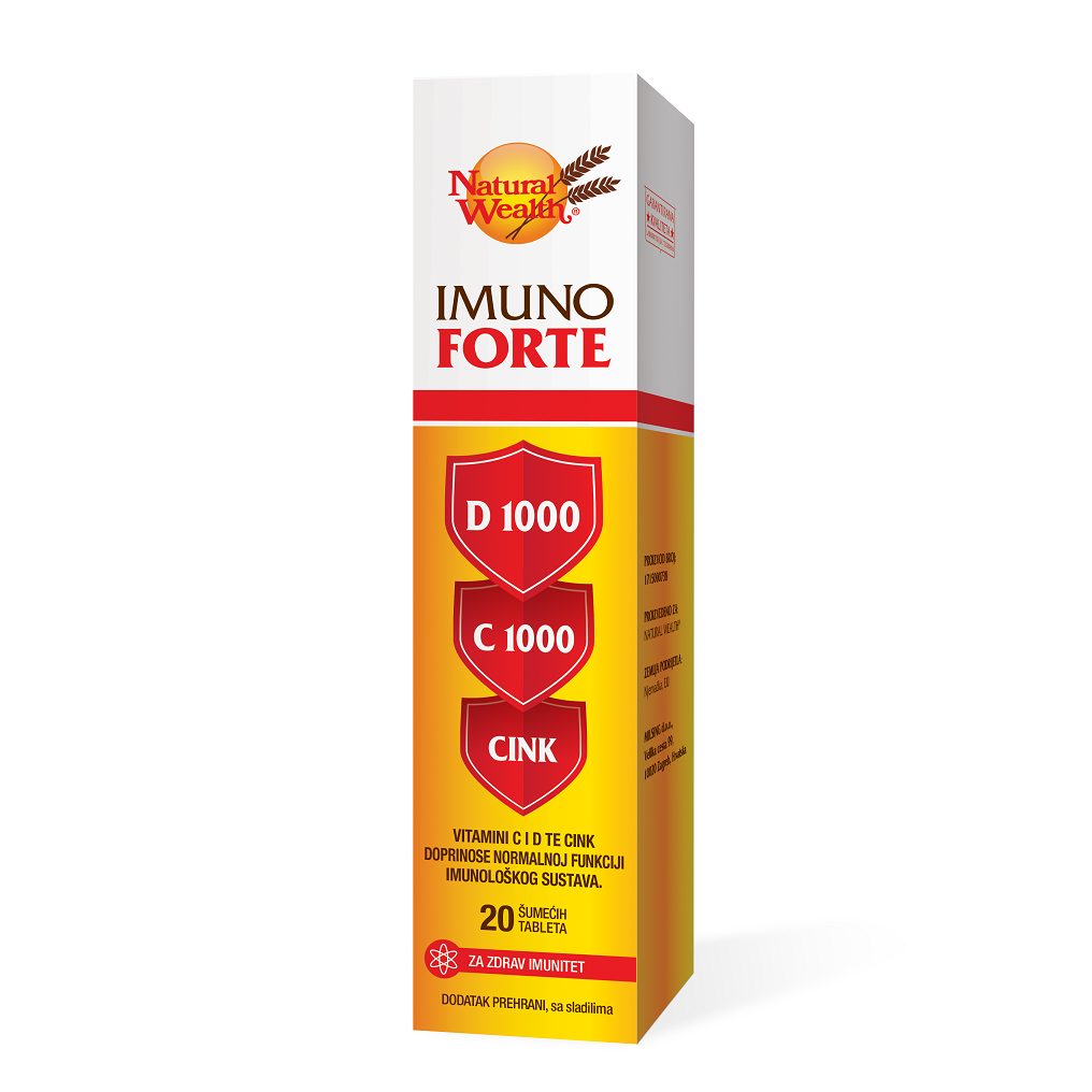 NATURAL WEALTH IMUNO FORTE D1000 C1000 CINK