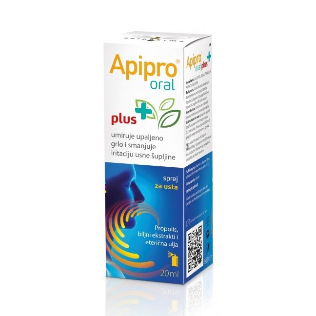 APIPRO ORAL PLUS SPREJ 20ML APIPHARMA