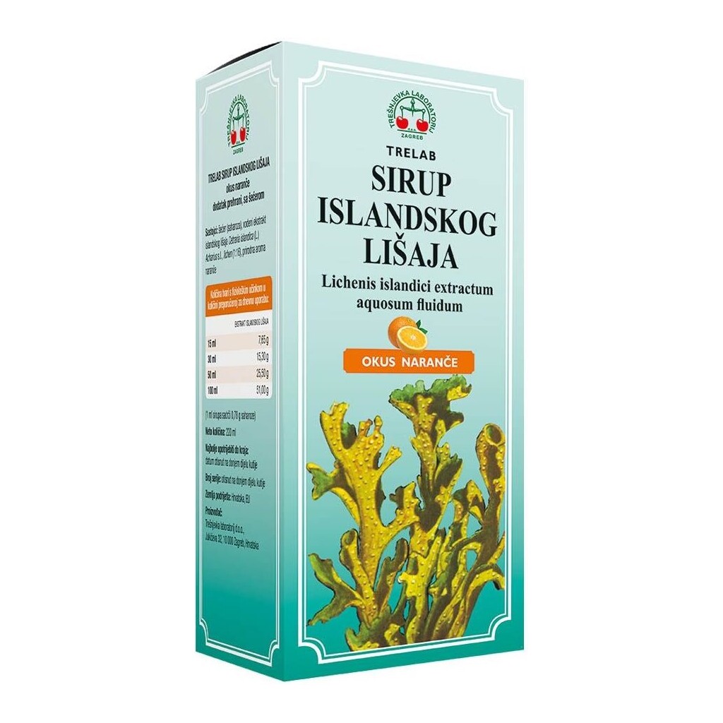 SIRUP ISLANDSKOG LIŠAJA TRELAB 220ML