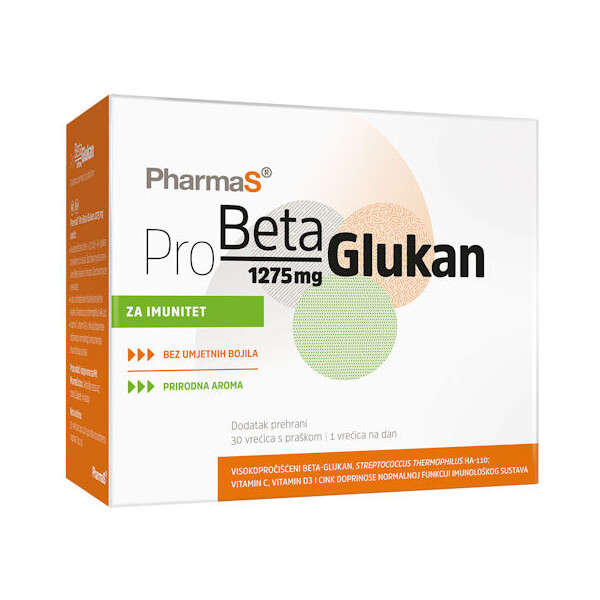 PRO BETA GLUKAN 1275 MG VREĆICE A30 PHARMAS