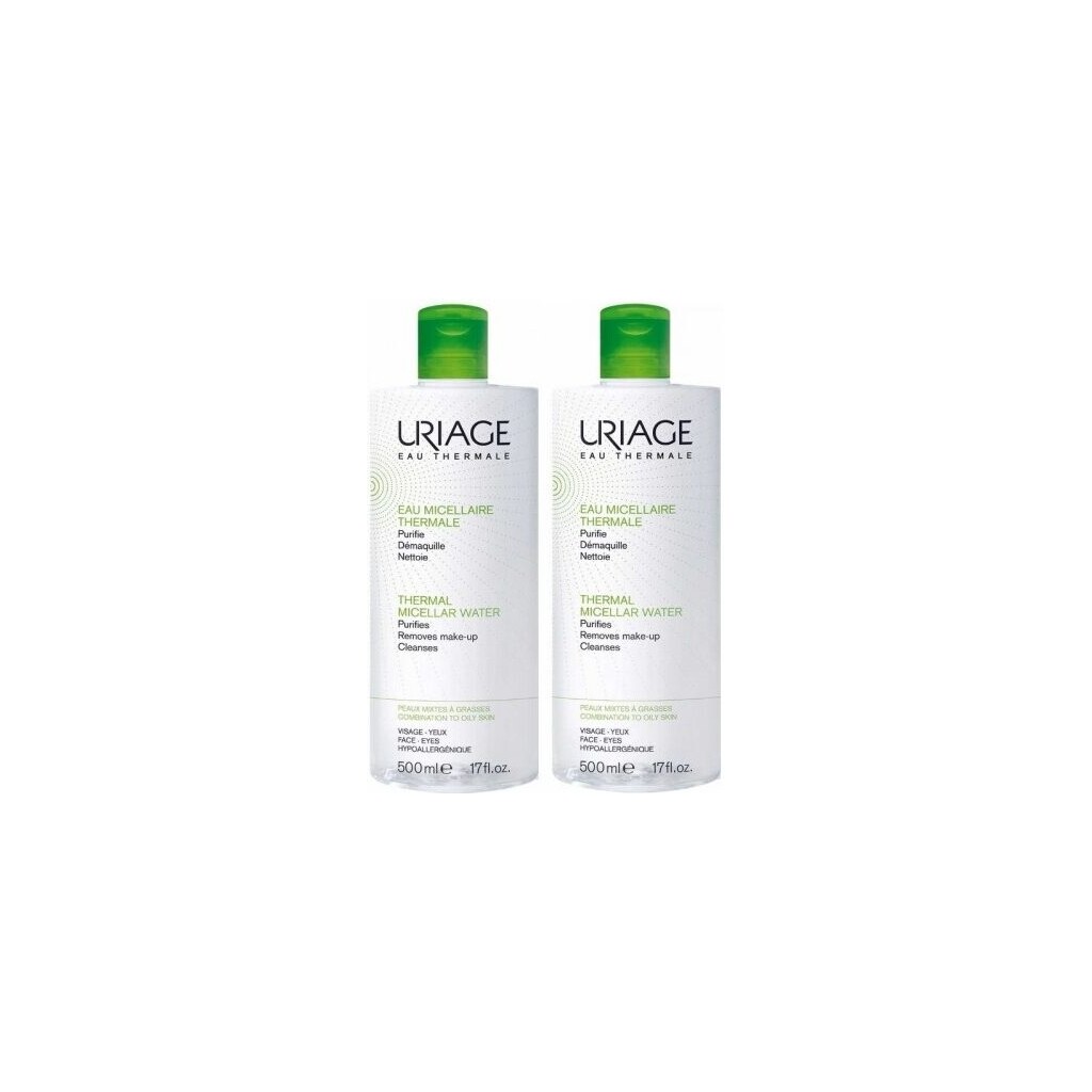 URIAGE MICELARNA VODA ZA MJEŠOVITU/MASNU KOŽU 2x500ML