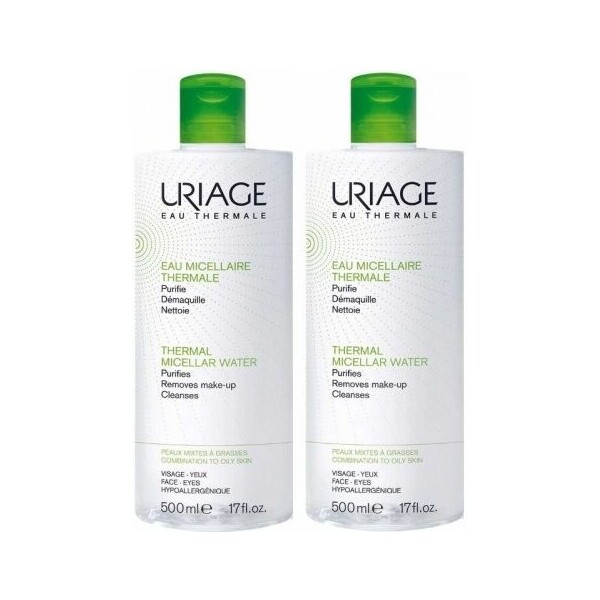 URIAGE MICELARNA VODA ZA MJEŠOVITU/MASNU KOŽU 2x500ML