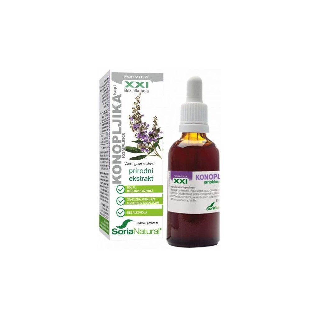 KONOPLJIKA KAPI 50ML SORIA NATURAL