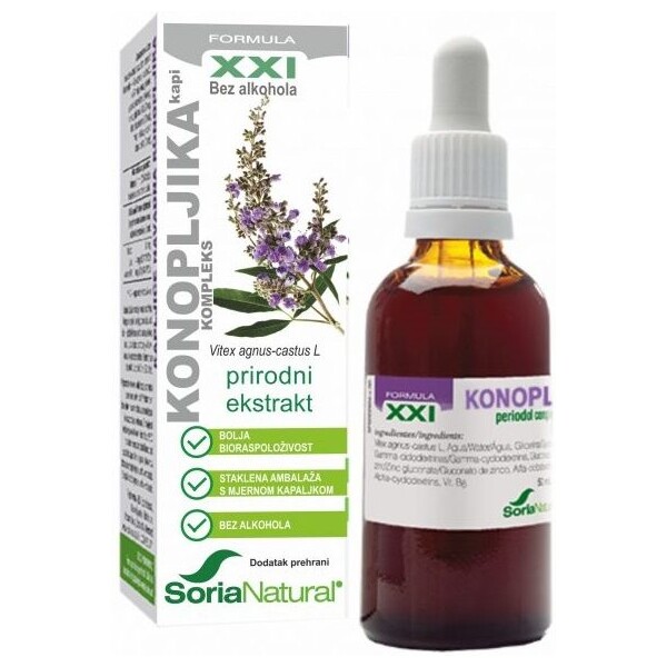 KONOPLJIKA KAPI 50ML SORIA NATURAL