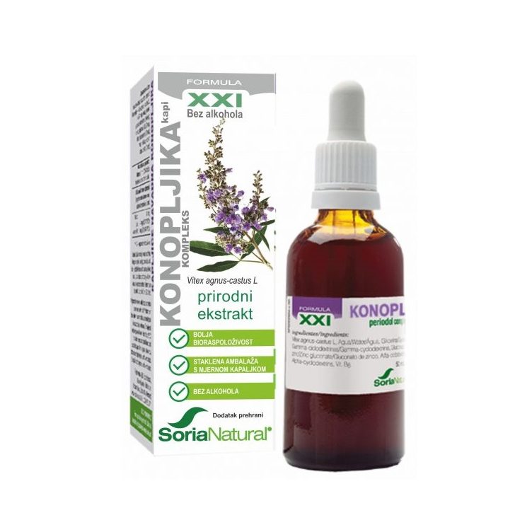 KONOPLJIKA KAPI 50ML SORIA NATURAL