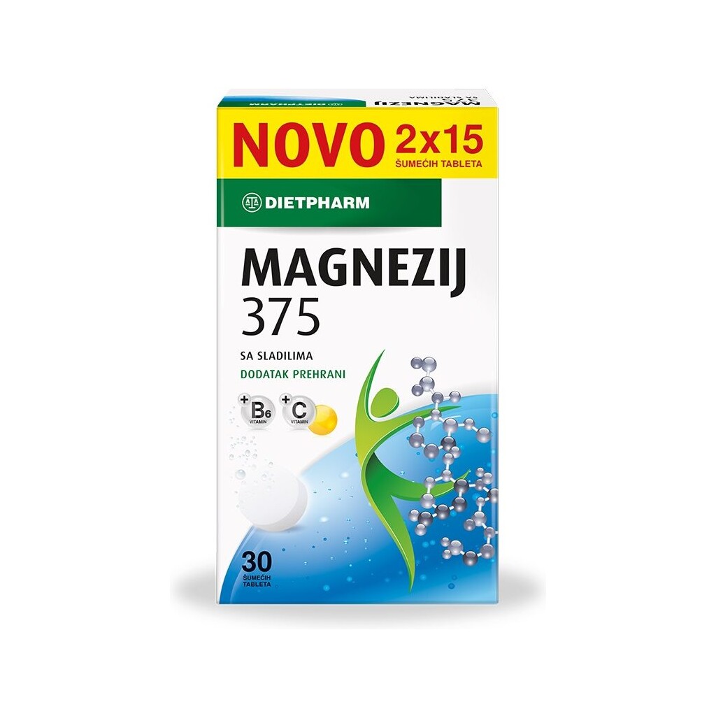 DIETPHARM MAGNEZIJ 375 ŠUMEĆE TABLETE A30